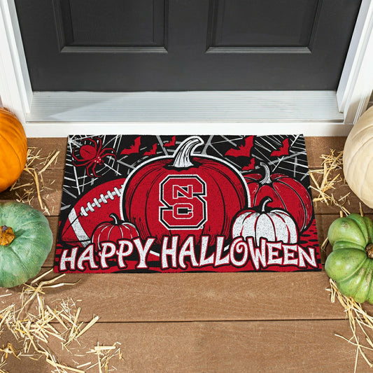 Team Sports America Classic - North Carolina State University Halloween PVC Mat, 28"x16"