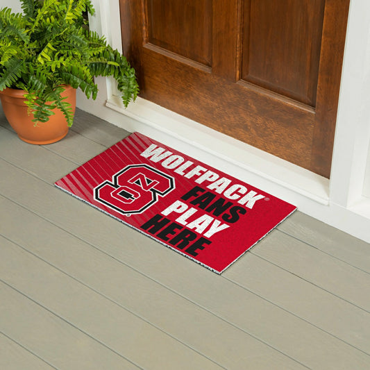 Team Sports America Best Seller - North Carolina State University Fan Mat, 28"x16"