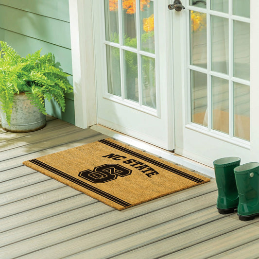 Team Sports America Best Seller - North Carolina State University Large One Color Coir Mat, 36"x24"