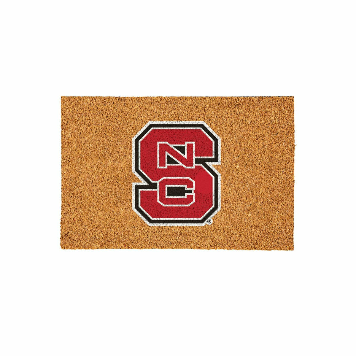 Team Sports America Recommended - North Carolina State University Large Full Color Coir Mat, 36"x24"