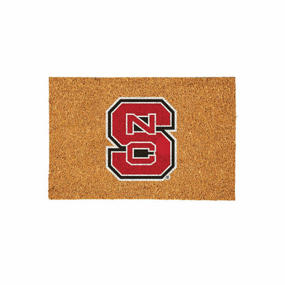 Team Sports America Recommended - North Carolina State University Large Full Color Coir Mat, 36"x24"
