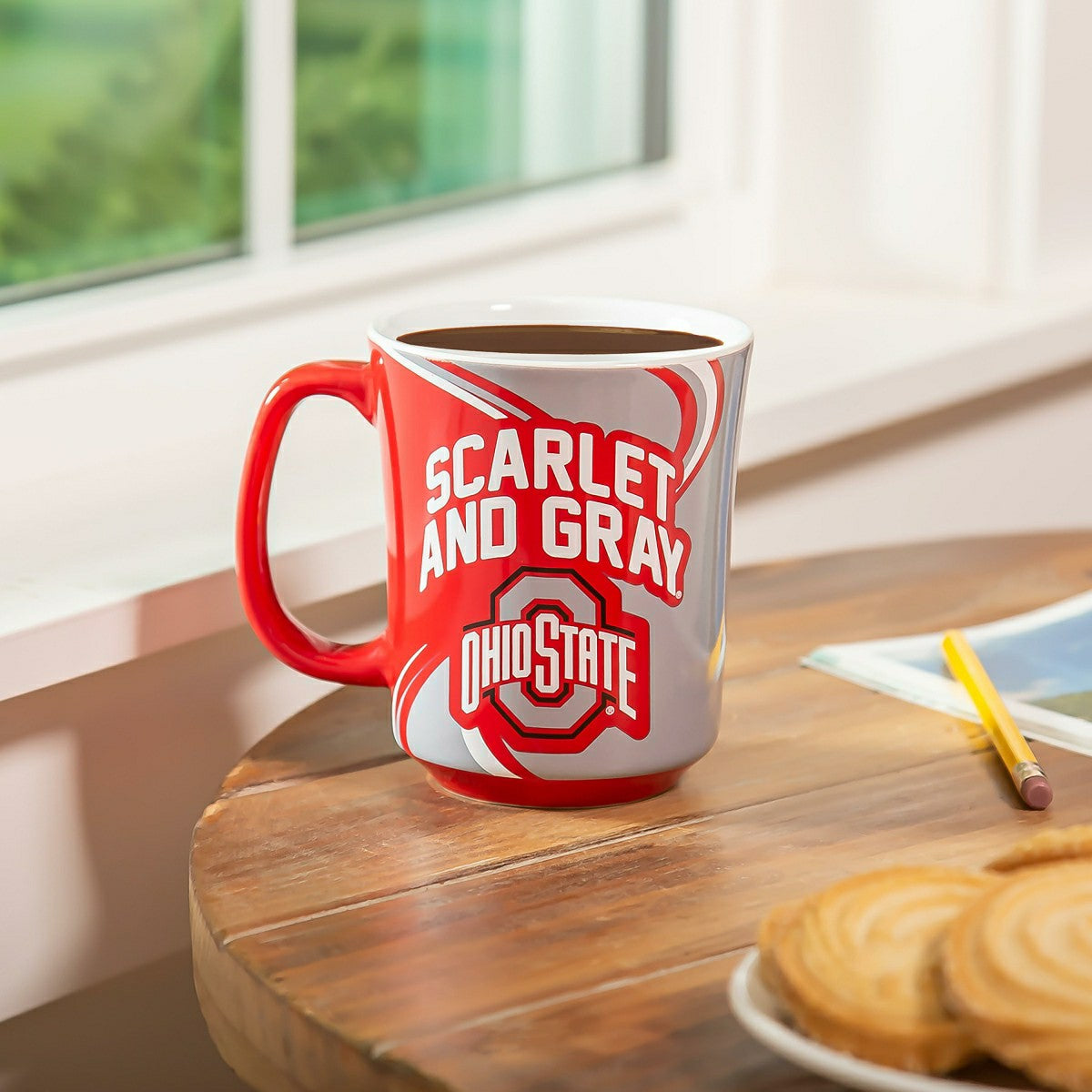 Team Sports America Exclusive - Ohio State University, 14oz Ceramic Cup of Awesome with Matching Box