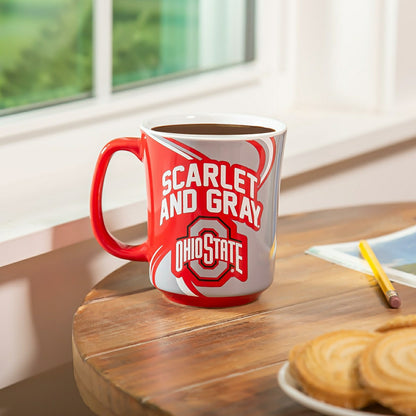 Team Sports America Exclusive - Ohio State University, 14oz Ceramic Cup of Awesome with Matching Box