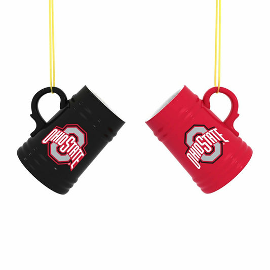 Team Sports America Classic - Ohio State University Ceramic Mini Stein, 3oz, set of 2