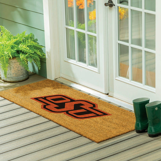 Team Sports America Value - Oklahoma State University Extra Large Full Color Coir Mat, 60"x24"