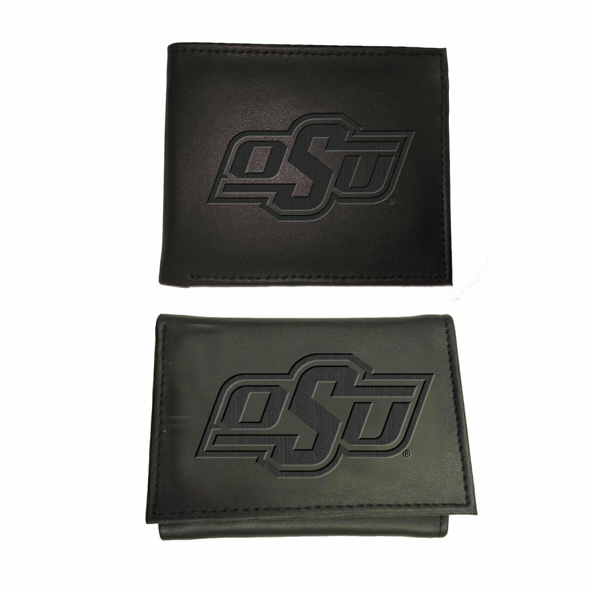 Team Sports America Classic - Oklahoma State University, Bi-Fold and Tri-Fold Wallet Gift Set, Black