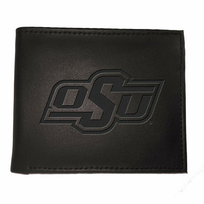 Team Sports America Recommended - Oklahoma State University, Bi-Fold Wallet, Black