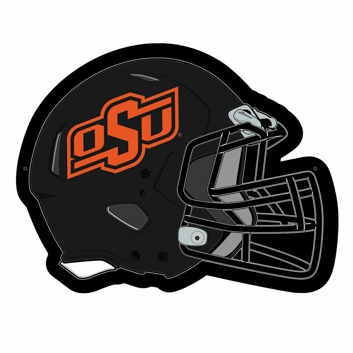 Team Sports America Exclusive - LED Wall Decor, Helmet, Oklahoma State University