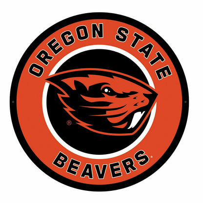 Team Sports America Essential - LED Wall Decor, Round, Oregon State University