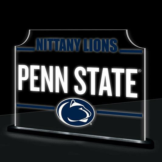 Team Sports America Essential - Penn State College Rectangle Desklite LED Decor