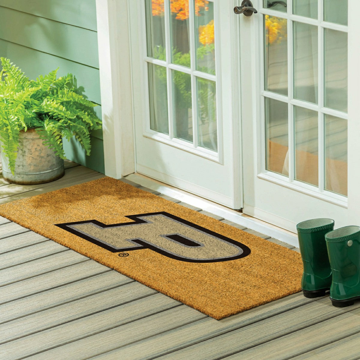 Team Sports America Classic - Purdue University Extra Large Full Color Coir Mat, 60"x24"