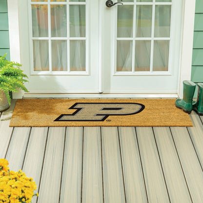 Team Sports America Classic - Purdue University Extra Large Full Color Coir Mat, 60"x24"