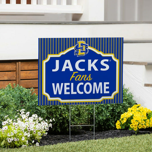 Team Sports America Trending - South Dakota State University Coroplast Yard Sign, "Fans Welcome"