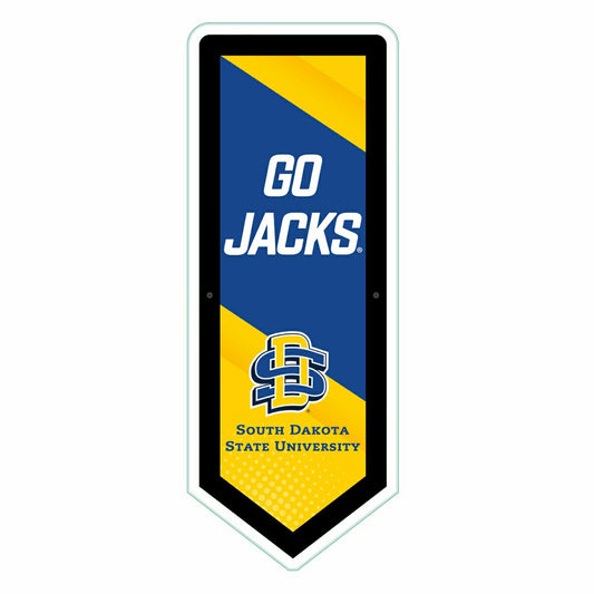Team Sports America Signature - LED Wall Decor, Pennant, South Dakota State University