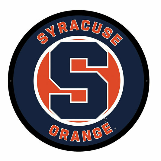 Team Sports America Recommended - LED Wall Decor, Round, Syracuse University