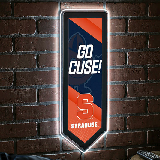 Team Sports America Exclusive - LED Wall Decor, Pennant, Syracuse University