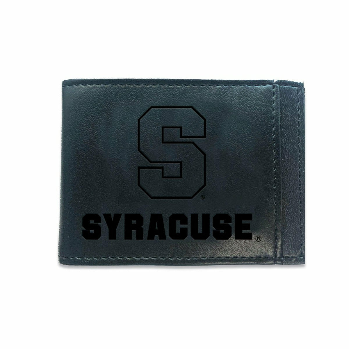 Team Sports America Everyday - Front Pocket Wallet w/ RFID Blocking, Syracuse University, Black