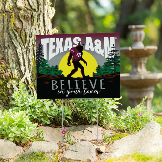 Team Sports America Signature - Texas A&M Yard Sign, Bigfoot