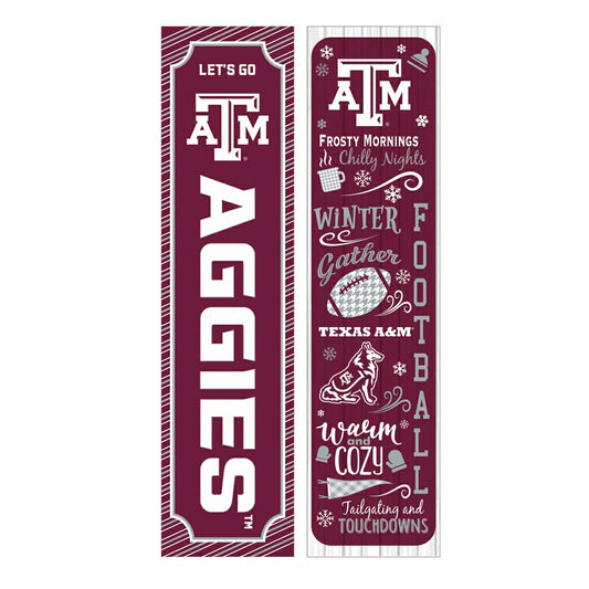 Team Sports America Value - 46" Double Sided Leaner, Texas A&M, Winter Seasonal