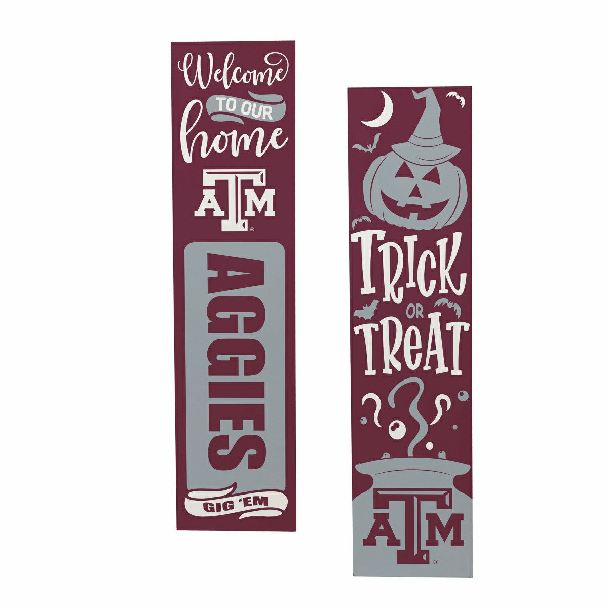 Team Sports America Trending - 47" Double Sided Leaner, Texas A&M, Halloween