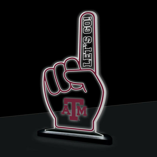 Team Sports America Classic - Texas A&M College Foam Finger Desklite LED Decor