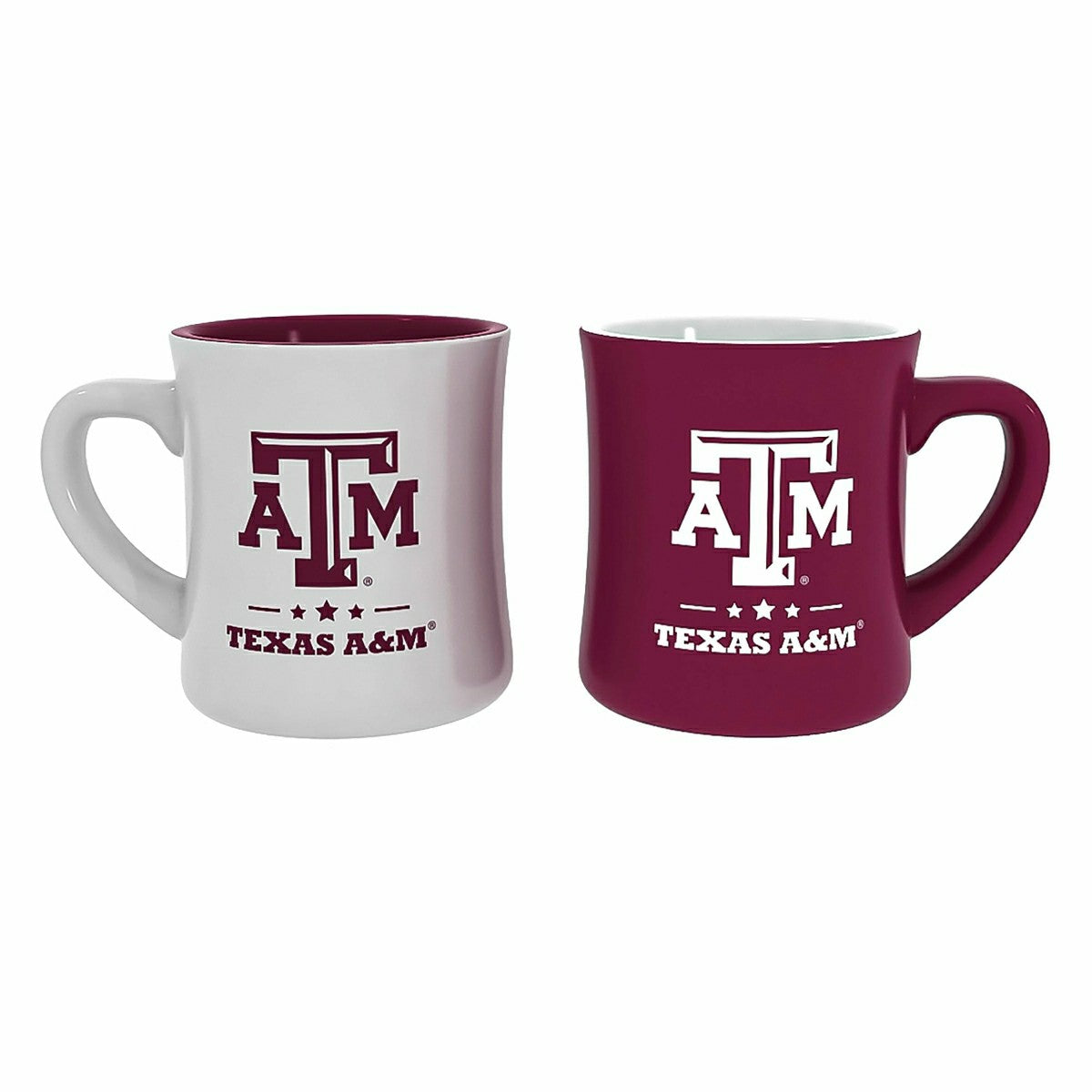 Team Sports America Classic - Texas A&M 10oz Ceramic Cup Set, 2pc