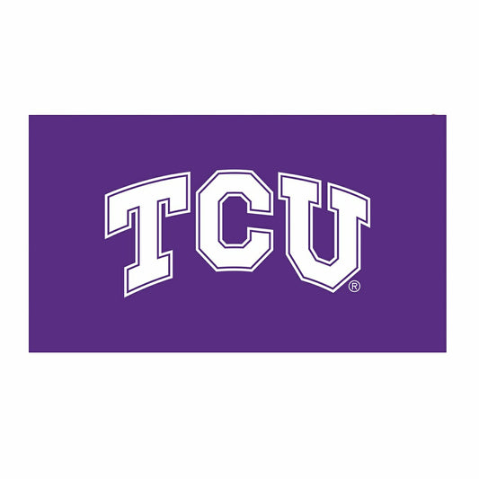 Team Sports America Exclusive - Full Color PVC Mat, 16" x 28", Texas Christian University