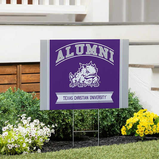 Team Sports America Everyday - Texas Christian University Coroplast Yard Sign Alumni