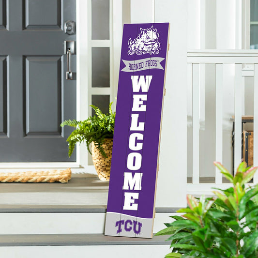 Team Sports America Classic - Texas Christian University Large Single Sided Leaner, 46"