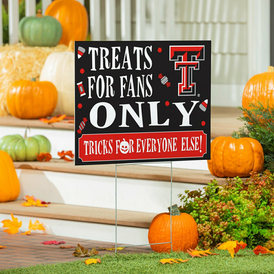 Team Sports America Signature - Texas Tech University Yard Sign, Halloween Treats for Fans