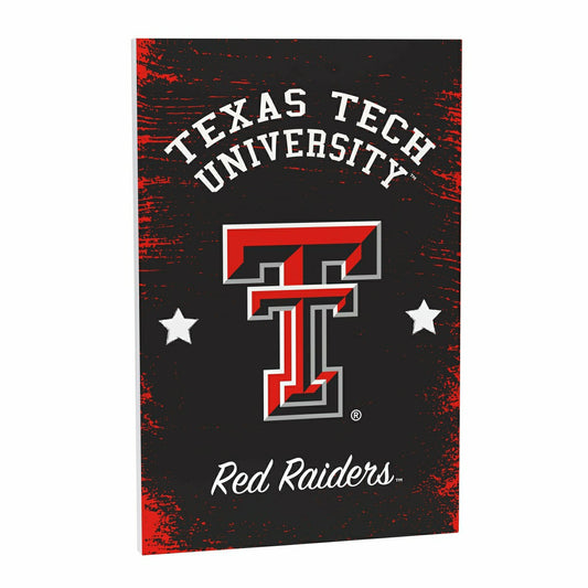 Team Sports America Best Seller - Texas Tech University Wood Wall Sign, 16x24