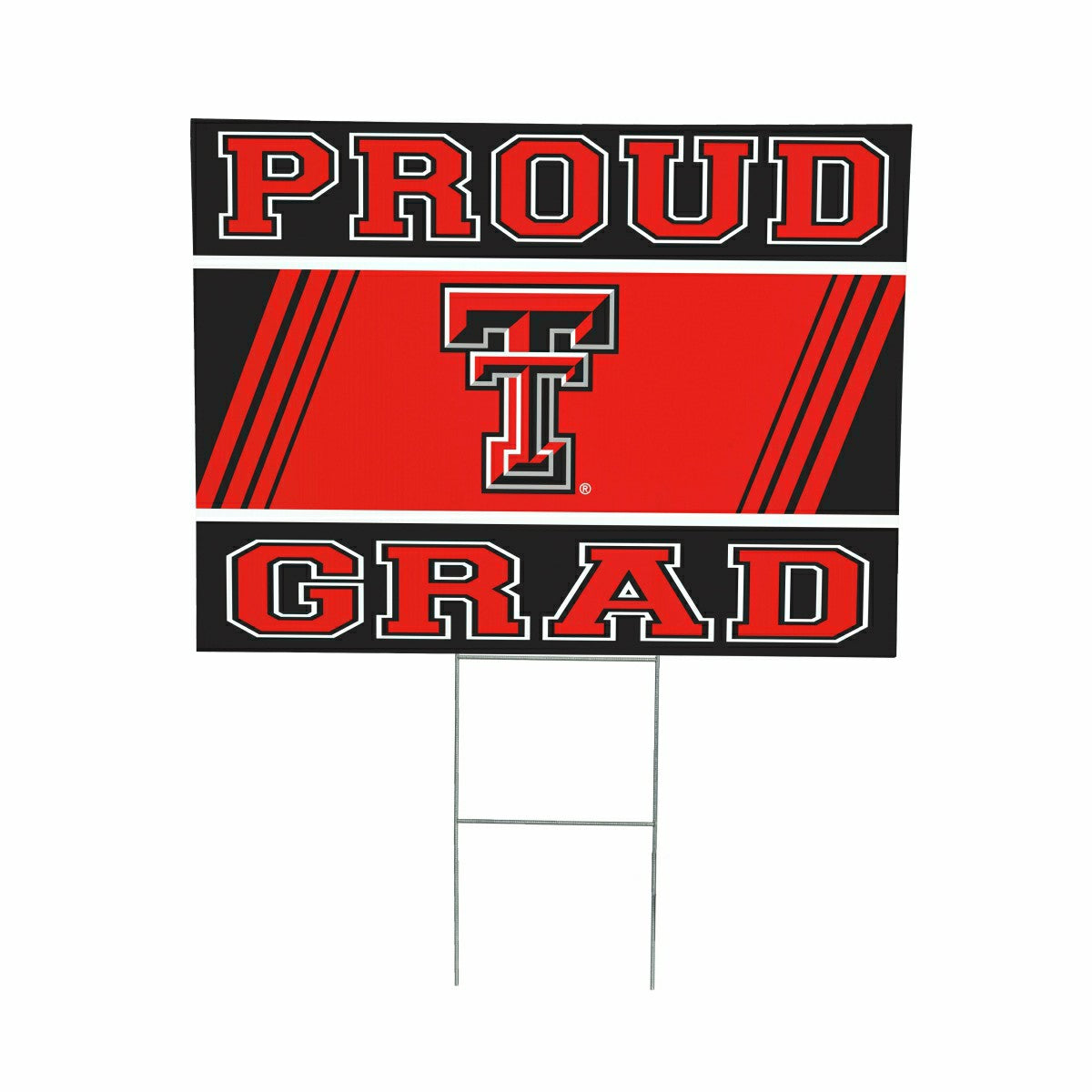 Team Sports America Recommended - Texas Tech University Coroplast Yard Sign Graduate