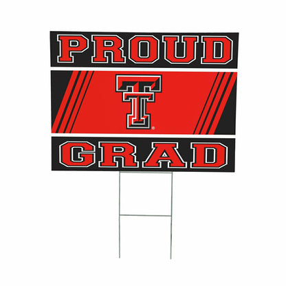 Team Sports America Recommended - Texas Tech University Coroplast Yard Sign Graduate