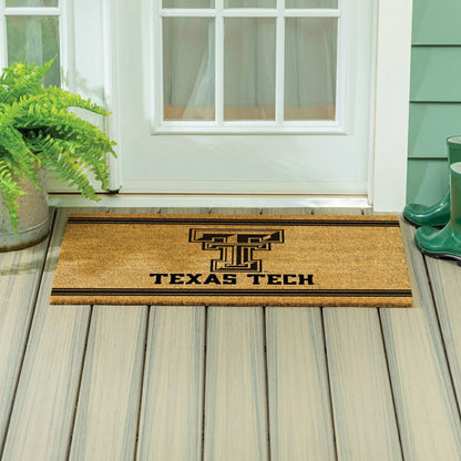 Team Sports America Trending - Texas Tech University Large One Color Coir Mat, 36"x24"