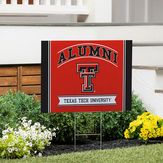 Team Sports America Signature - Texas Tech University Coroplast Yard Sign Alumni