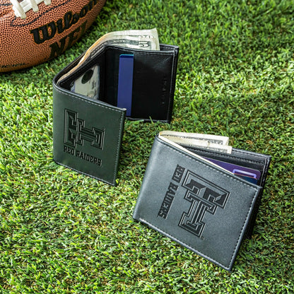 Team Sports America Classic - Texas Tech University, Bi-Fold and Tri-Fold Wallet Gift Set, Black