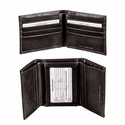 Team Sports America Classic - Texas Tech University, Bi-Fold and Tri-Fold Wallet Gift Set, Black