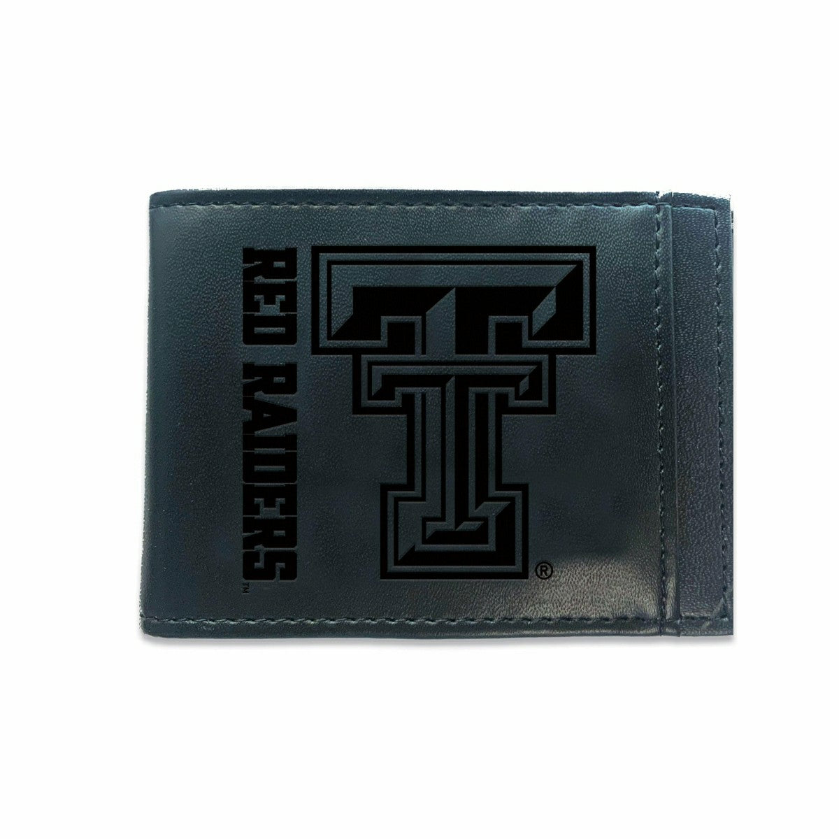 Team Sports America Best Seller - Front Pocket Wallet w/ RFID Blocking, Texas Tech University, Black