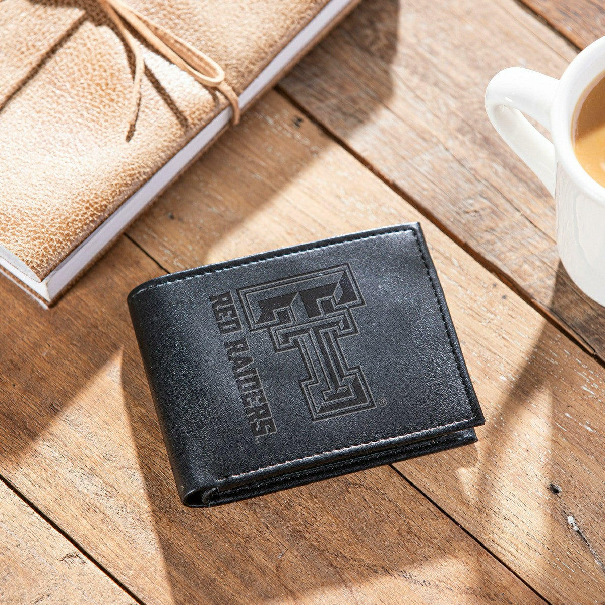 Team Sports America Recommended - Texas Tech, Bi-Fold Wallet, Black