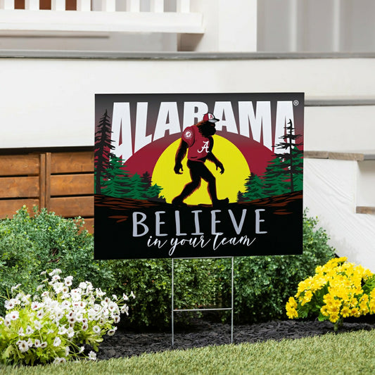 Team Sports America Signature - University of Alabama Yard Sign, Bigfoot