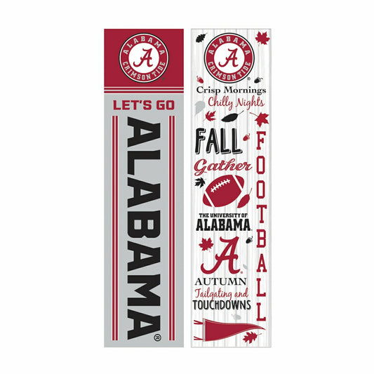 Team Sports America Value - 46" Double Sided Leaner, University of Alabama, Fall Seasonal