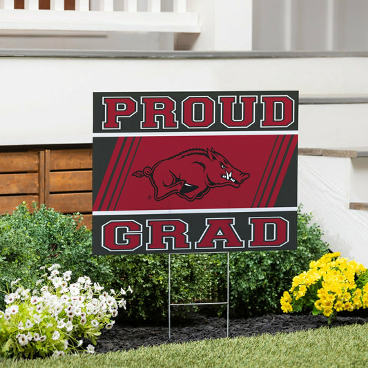 Team Sports America Value - University of Arkansas Coroplast Yard Sign Graduate