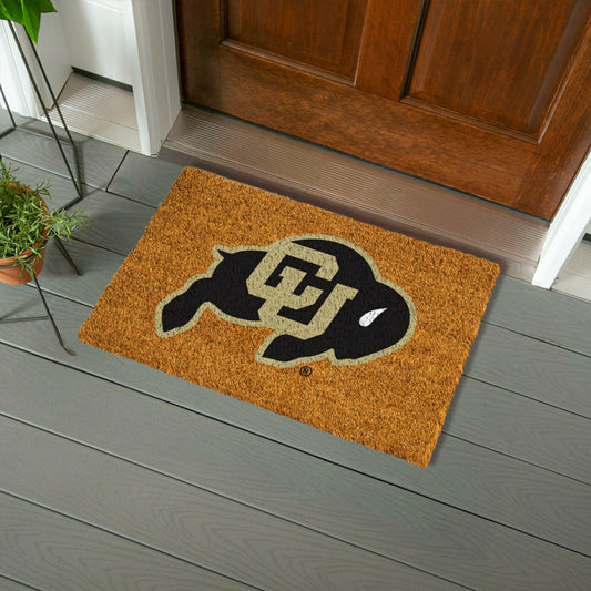 Team Sports America Classic - Coir Mat, 16"x28", University of Colorado