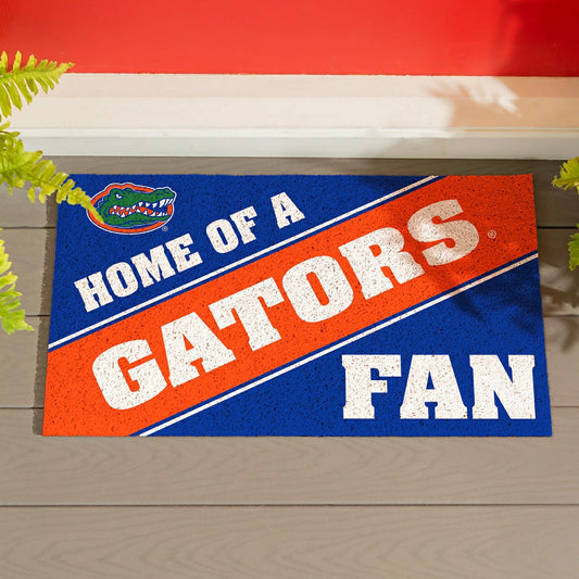 Team Sports America Signature - University of Florida, PVC Mat COLOR, Home of a Fan