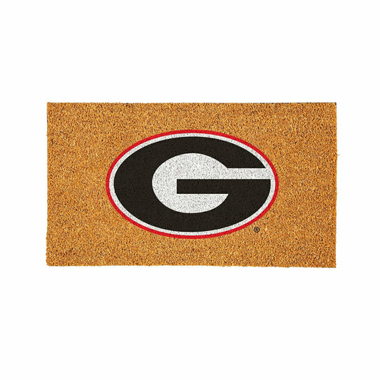 Team Sports America Signature - Coir Mat, 16"x28", University of Georgia