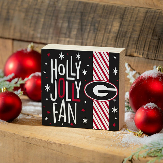 Team Sports America Signature - University of Georgia Block, Holiday, 6x6