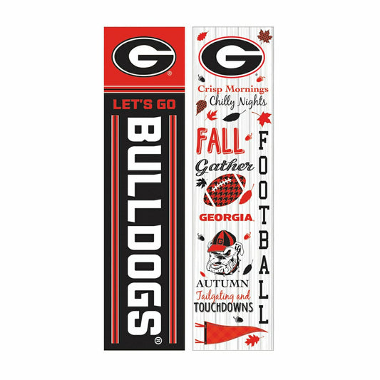 Team Sports America Everyday - 46" Double Sided Leaner, University of Georgia, Fall Seasonal