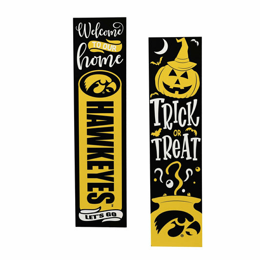 Team Sports America Best Seller - 47" Double Sided Leaner, University of Iowa, Halloween