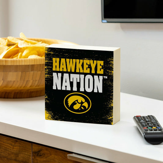 Team Sports America Everyday - University of Iowa Plock, Down Home Fans, 6x6