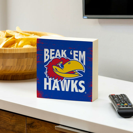 Team Sports America Best Seller - University of Kansas Plock, Down Home Fans, 6x6